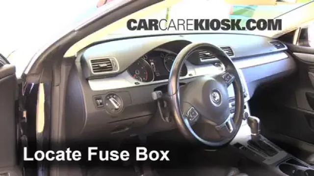 2013 Volkswagen CC Sport Plus 2.0L 4 Cyl. Turbo Sedan (4 Door) Fuse (Interior) Replace